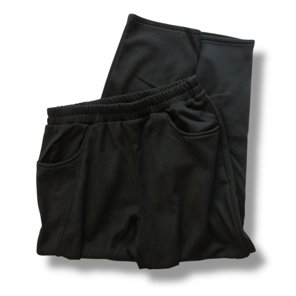 Women’s Black Joggers with Deep Angular Pockets by Emery Rose New with Tags